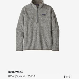 Patagonia women’s medium 1/4 zip fleece